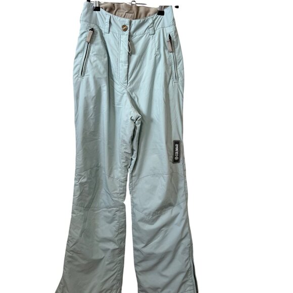 Colmar Womens mint green Ski Pants With Zippered Pockets & Adjustable Waist Size - Picture 1 of 11